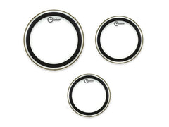Pack de peaux de batterie transparentes Aquarian Performance II 10 12 16