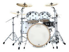 DW Design Series 4PC Drum Kit Gloss White 10 12 16 22 DDLG2214WH