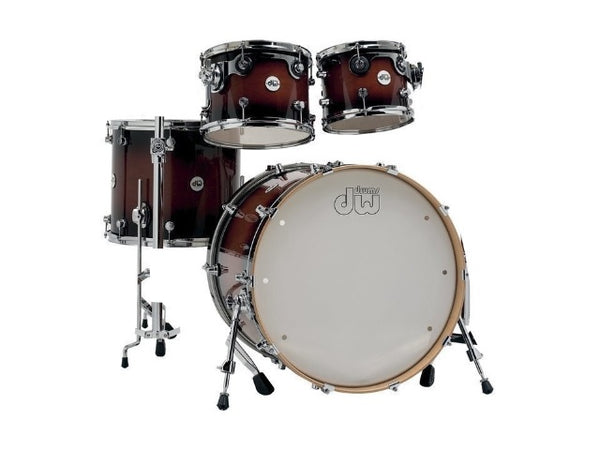 DW Design Series Drum 4PC Kit Tobacco Burst 10 12 16 22