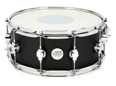 DW Design Series 6x14 Snare Drum Black Satin