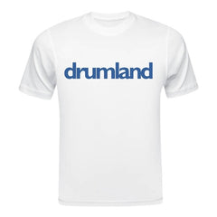 Drumland White T-Shirt Medium