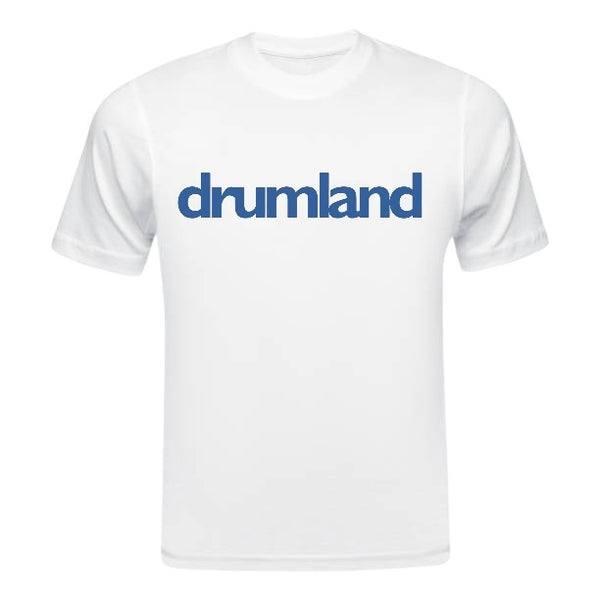 Drumland White T-Shirt Large