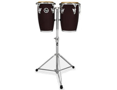 LP 8" and 9" Junior Conga Set Dark Wood LP-JRX-DW