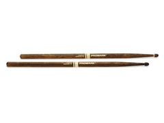 Baguettes de batterie Promark 5A Rebound Firegrain avec pointe en bois d'hickory