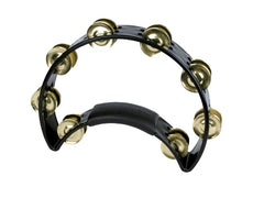 Rhythm Tech Tambourine with Brass Jingles Black RT1011