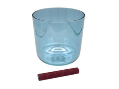 Sela Percussion 5.5” Infinity Crystal Singing Bowl in A4 432 Hz Blue