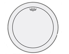 Peau de batterie transparente Pinstripe Remo 18"