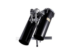 Pearl Rocket Toms Noir avec support 6X12 et 6X15