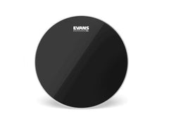 Peau de batterie Evans 8" noire chromée