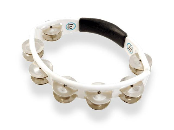 LP White Cyclops Handheld Tambourine