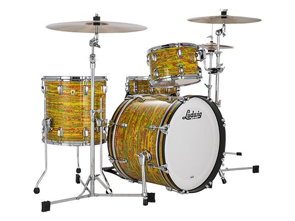 Ludwig Classic Maple Downbeat Citrus Mod 12 14F 20B