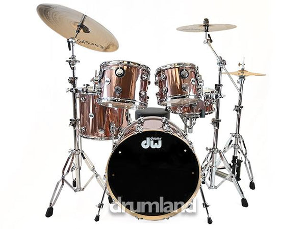 DW Collector's Series Maple 5pc Shell Pack Copper Rose 10 12 14S 16F 22